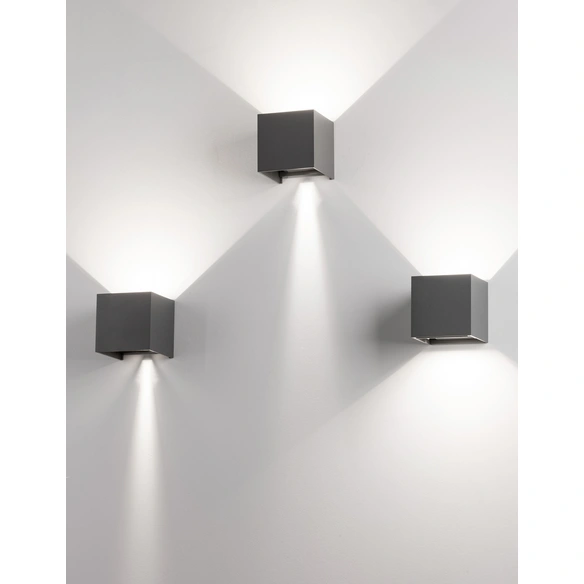 Außenleuchte »Como «, LED, dunkelgrau