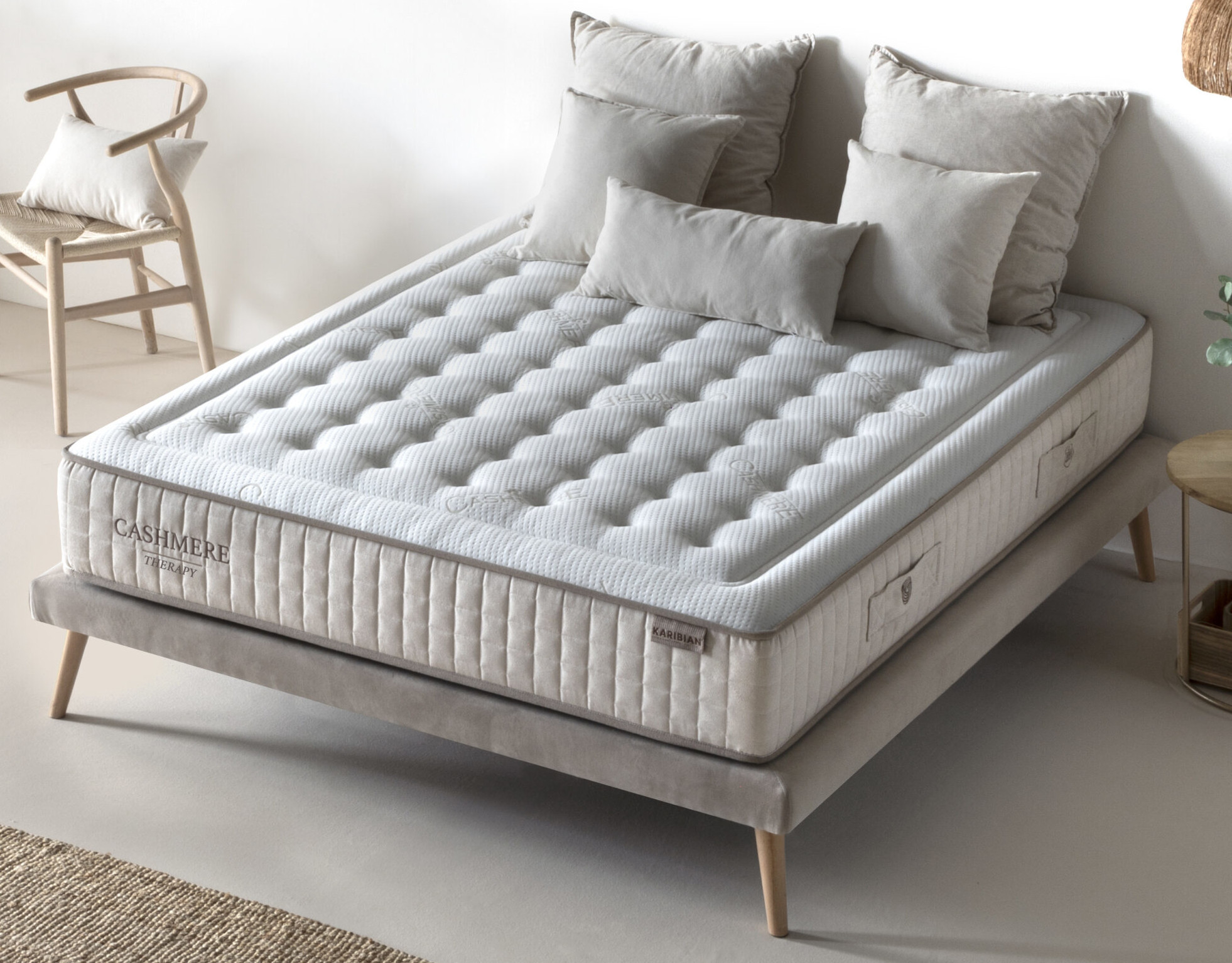 Materac Cashmere Therapy Cooler Karibian Descanso 80x200 cm