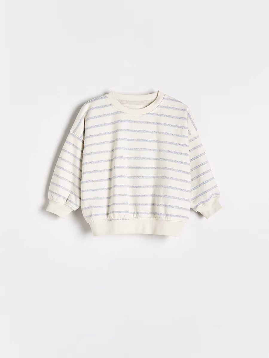 Oversized Stripe Sweatshirt