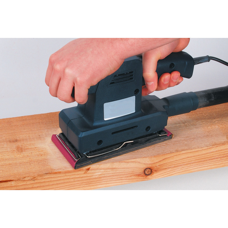 Patin abrasif pour ponceuse Bosh et Black Decker G80 230 x 93 mm 5 pièces WOLFCRAFT
