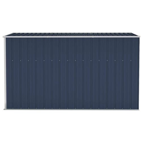 NNEVL Wall-mounted Garden Shed Anthracite 118x288x178 cm Steel