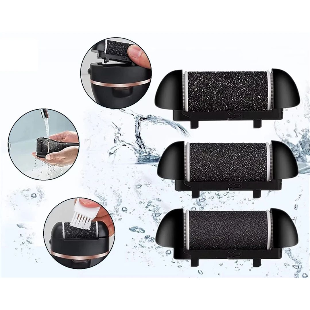 Nordara Rechargeable Foot File, Waterproof Callus Remover Pedicure Set