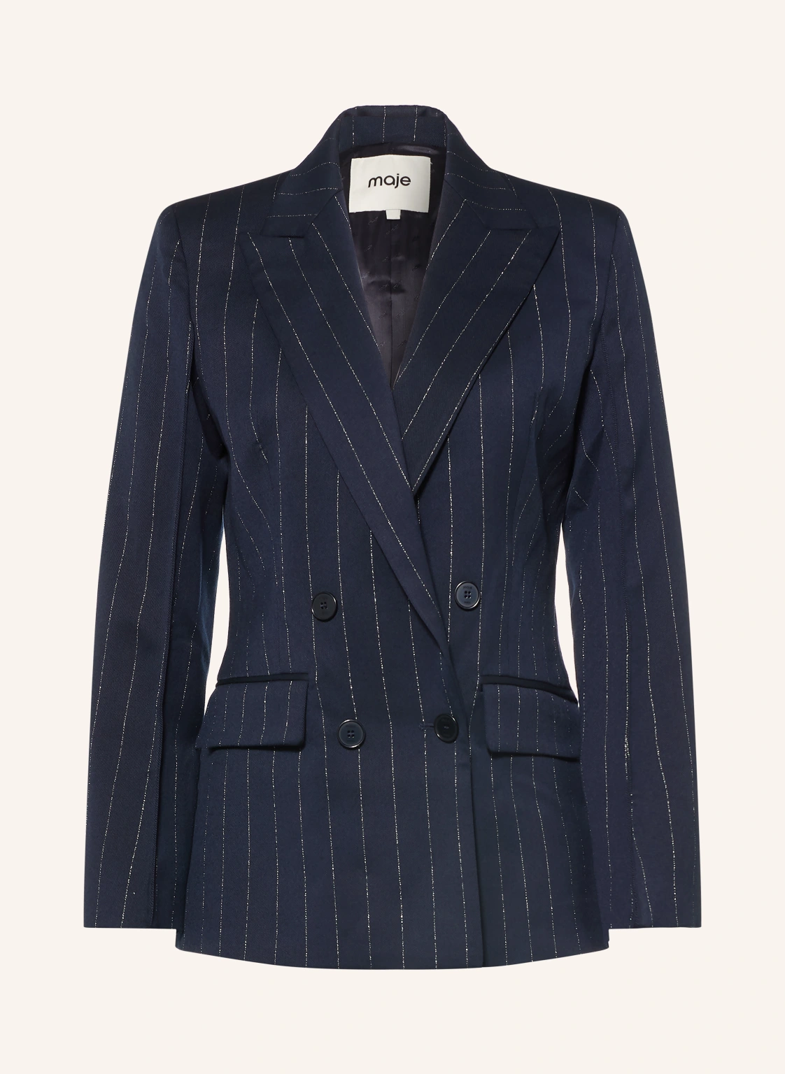 maje Blazer mit Glitzergarn