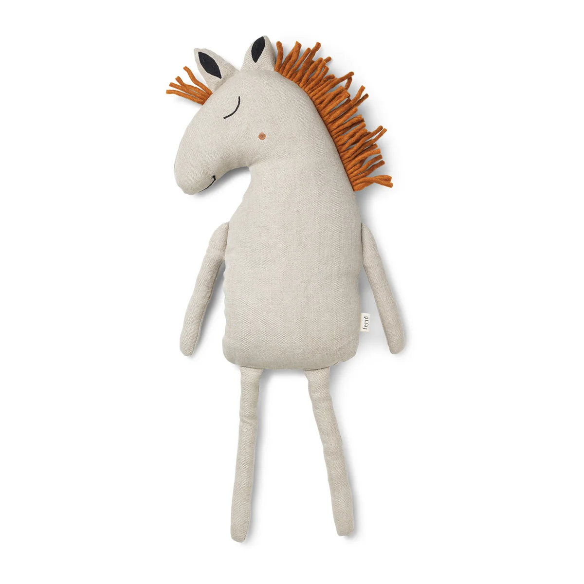 Ferm Living - Safari Kissen, Pferd, natur