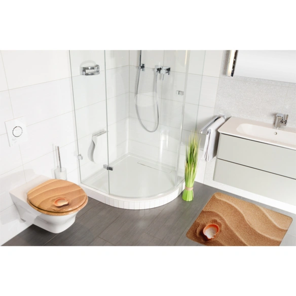 Badteppich »Clam«, beige, Polyester