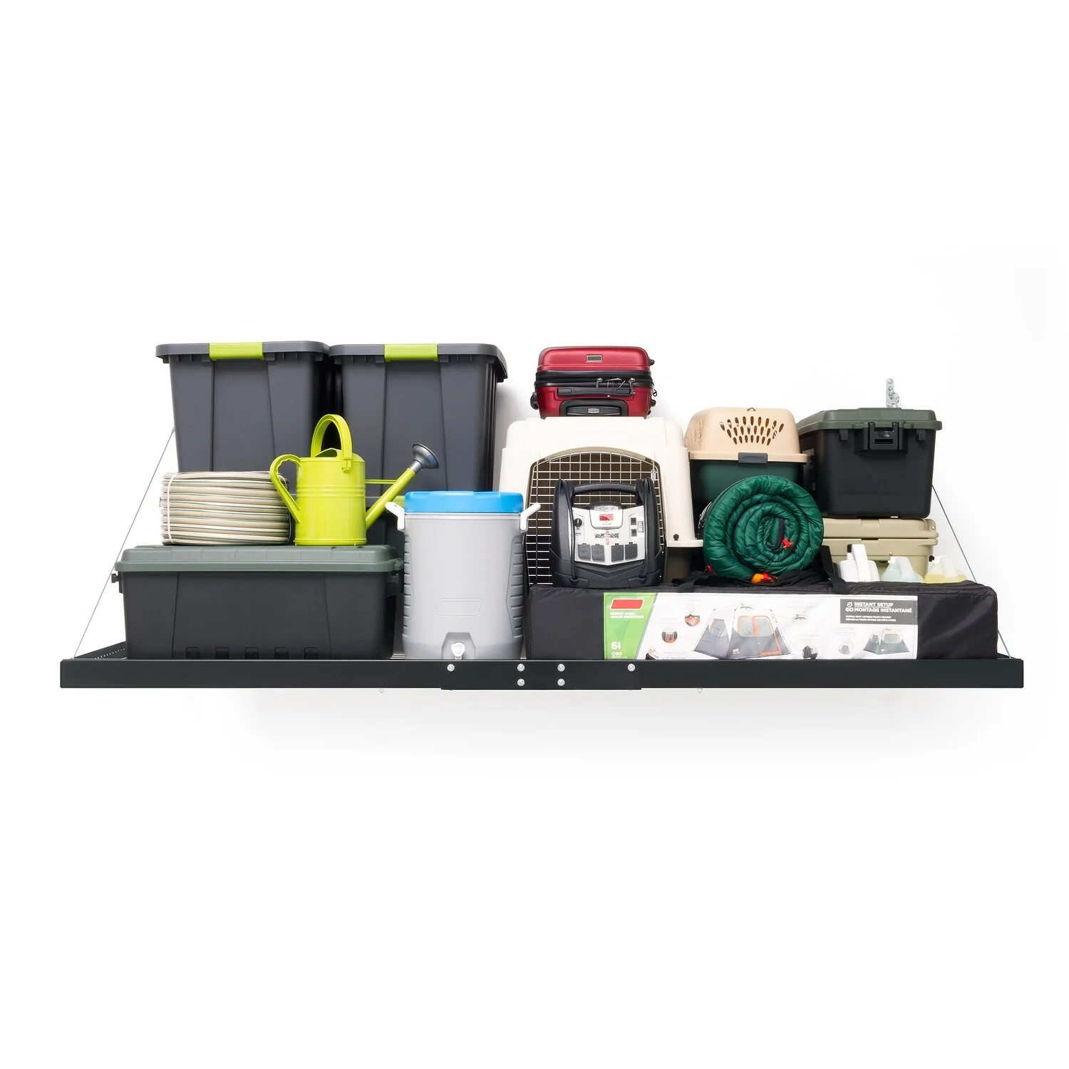 NewAge Products Pro Series 4 ft. x 8 ft. Wall Mounted Steel Shelf (Set of 2)