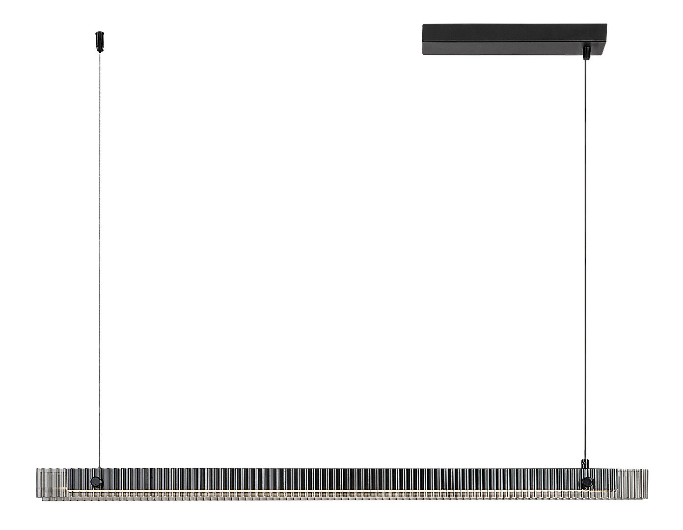 Lampa wisząca CITAL czarno-biała LED 1x36W Ciepła biel 1900lm Rabalux
