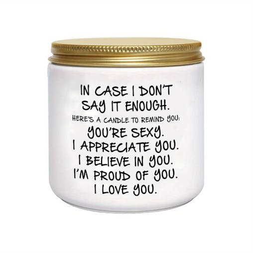 NNETM Lavender Scented Soy Candle with Glass Jar