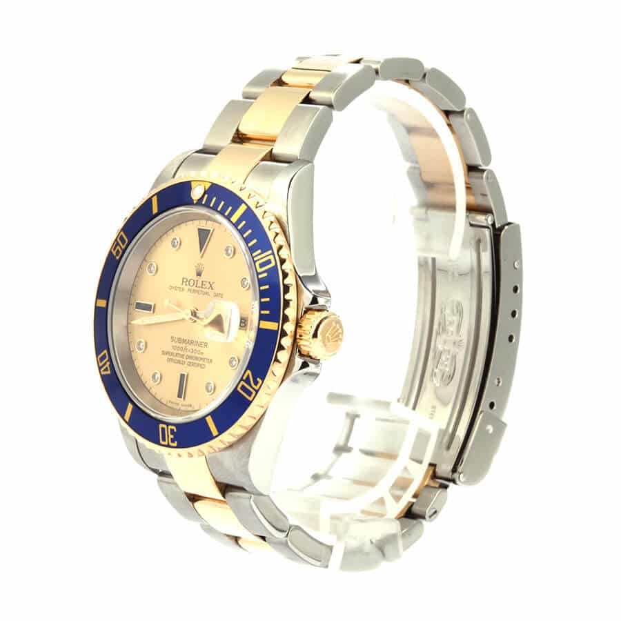 Rolex Submariner 16613 “Serti Two-Tone” Top Grade Clone 1:1