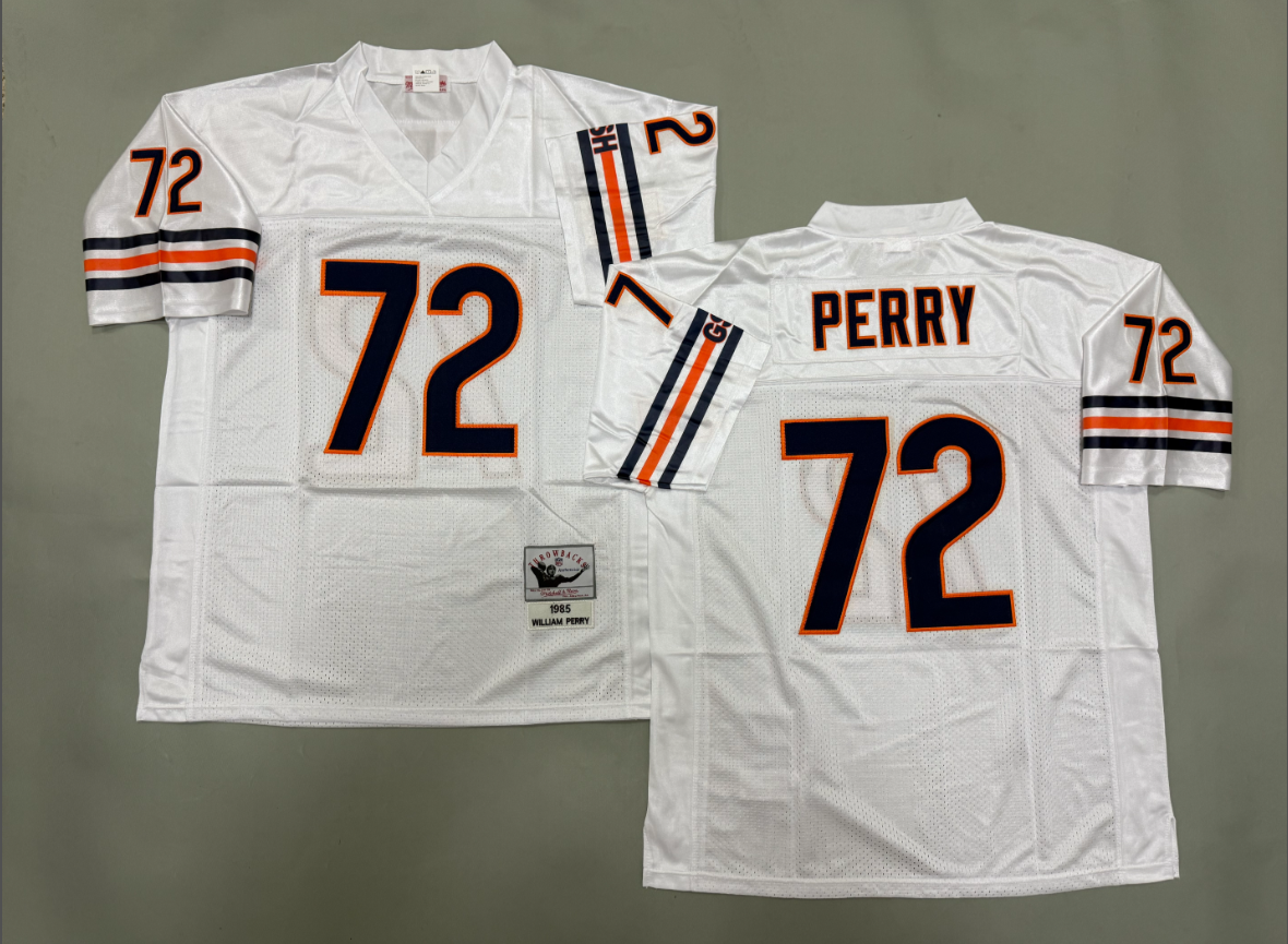 William Perry Chicago Bears Authentic Throwback Retired Player Jersey