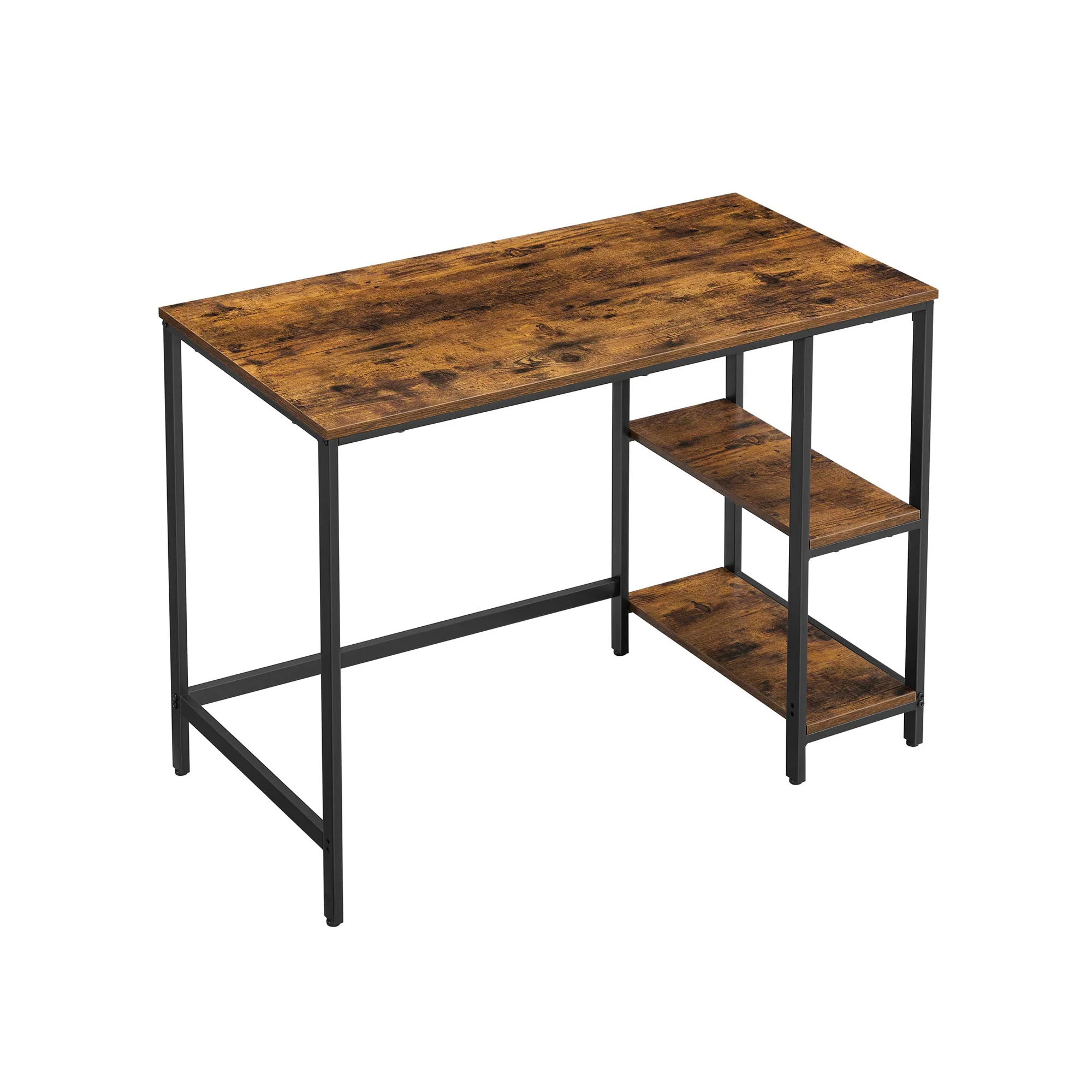 Bureau avec rangement industriel
