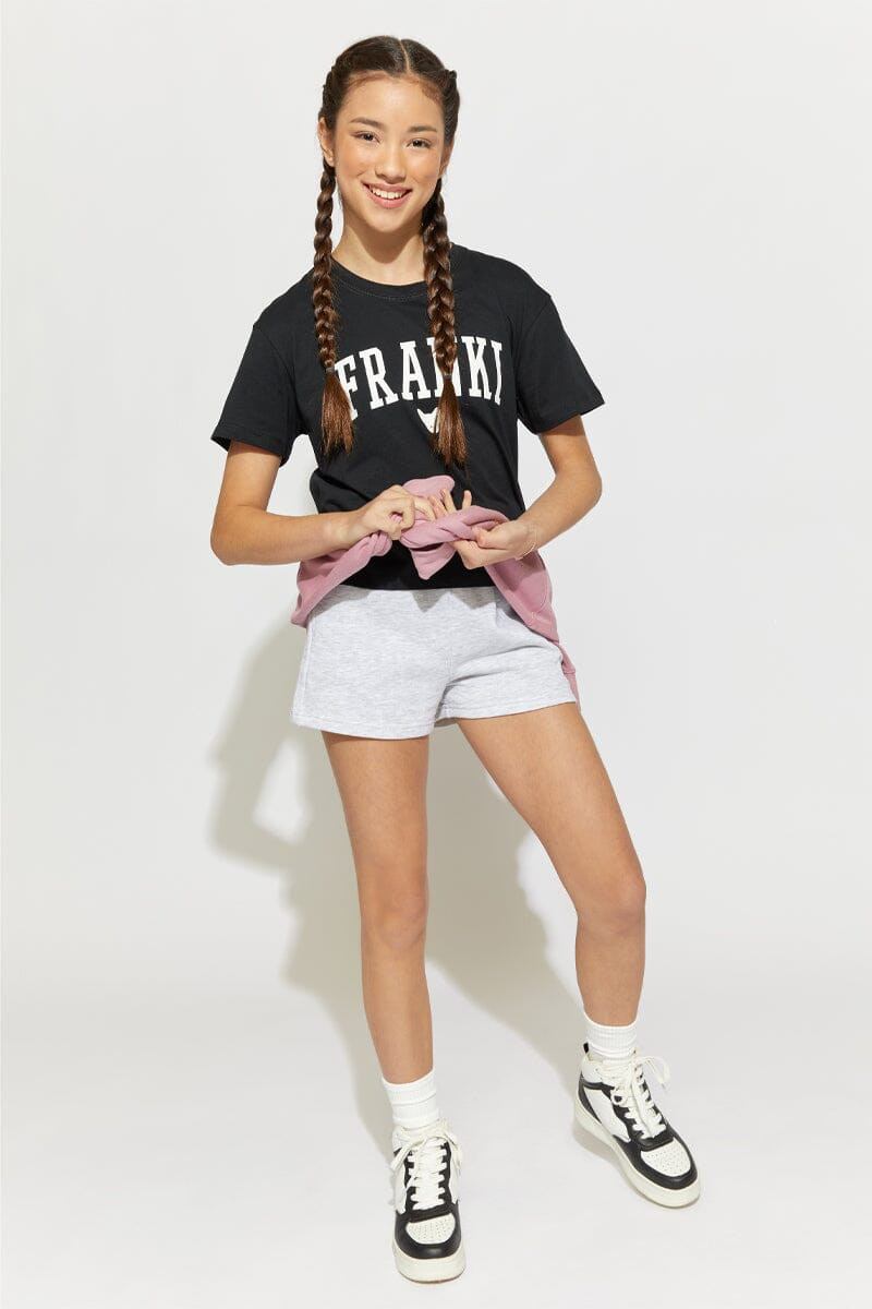 Hello Franki Short Sleeve Logo Tee for girls