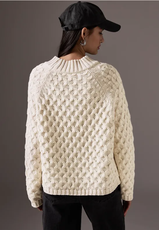 Pullover mit Struktur