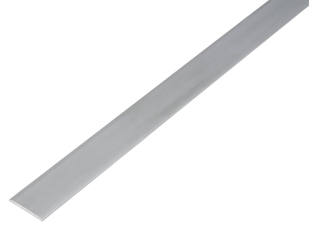 FLATJERN GAH ALBERTS ALUMINIUM SØLV 1,5X14,5X1000 MM