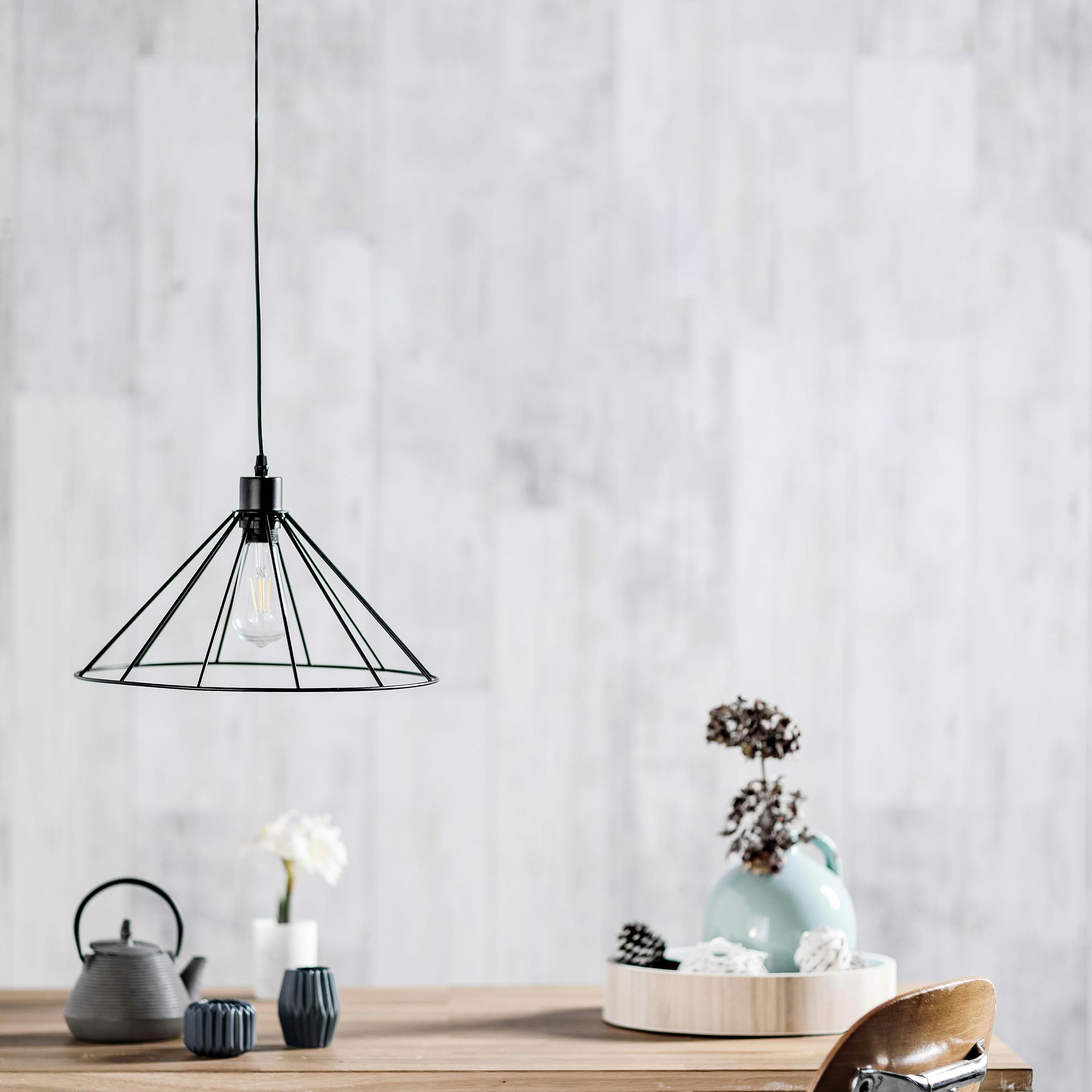 DUNKERQUE - Suspension en métal noir