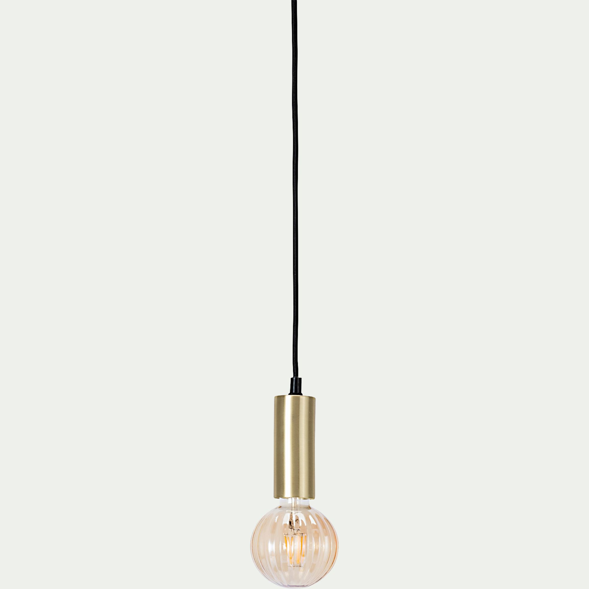 TEOULA - Suspension électrifiée en fer D10x150cm - doré