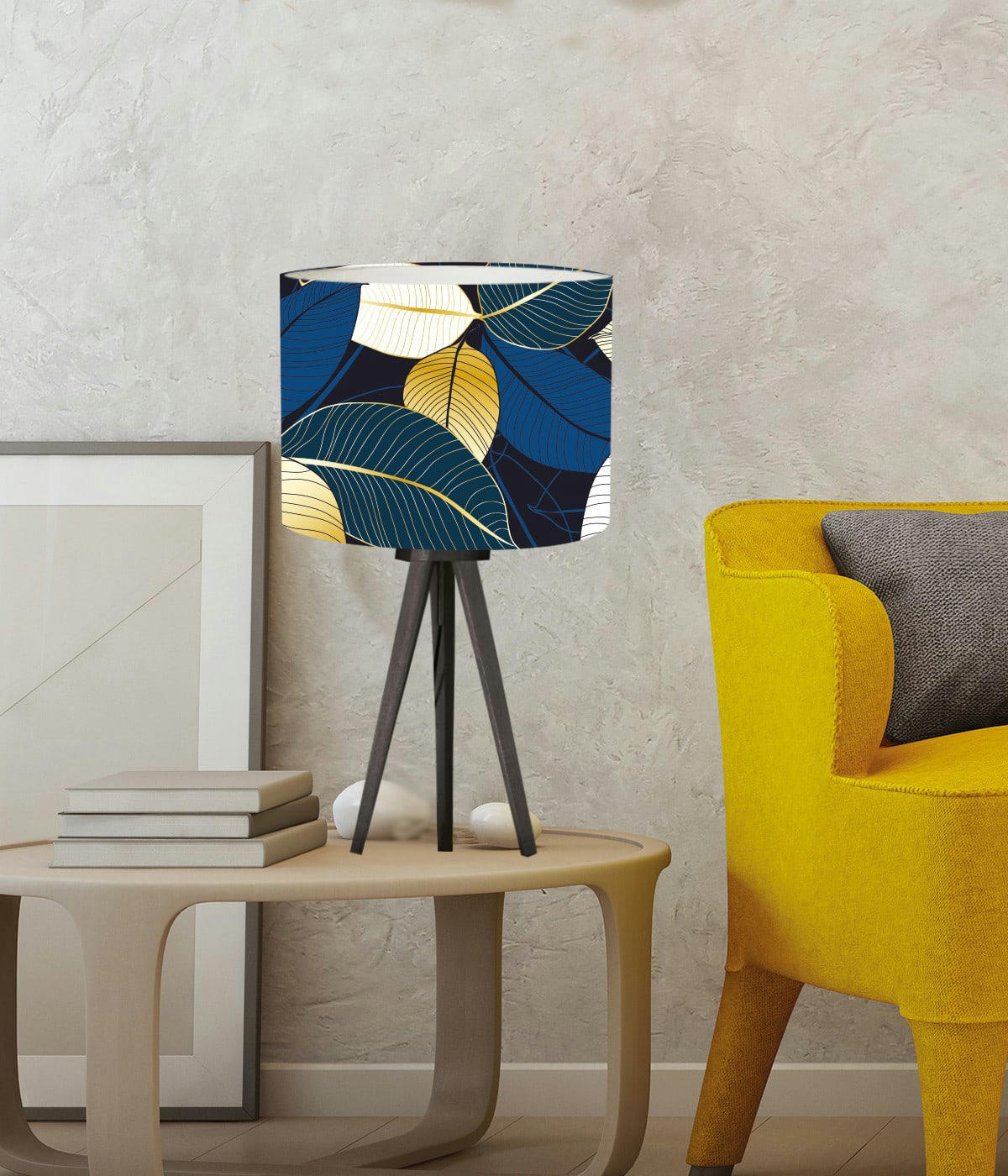 FLORAL - Abat-jour Chevet Floral Namlo D: 25 x H: 20