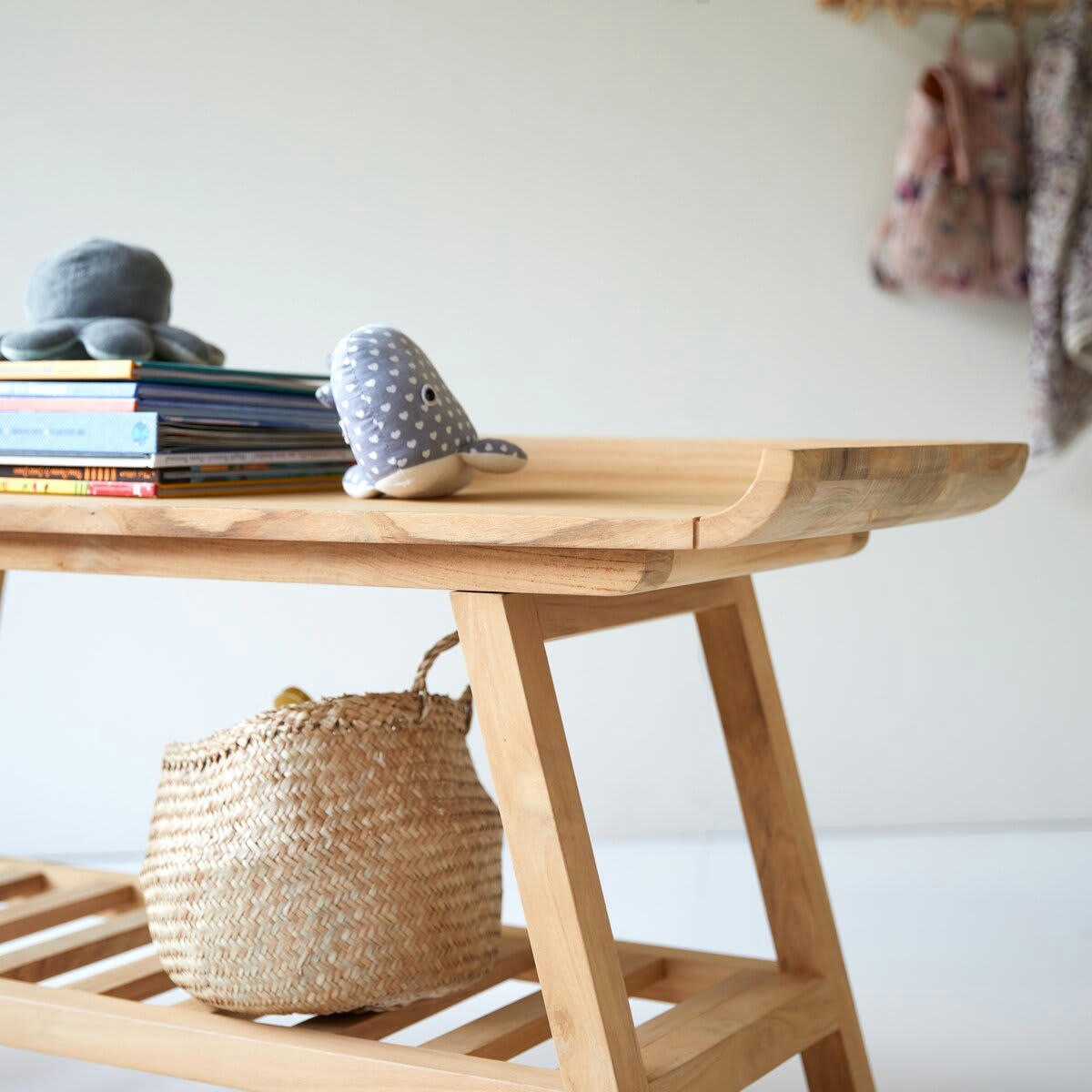 PAMPA - Console basse enfant en teck massif