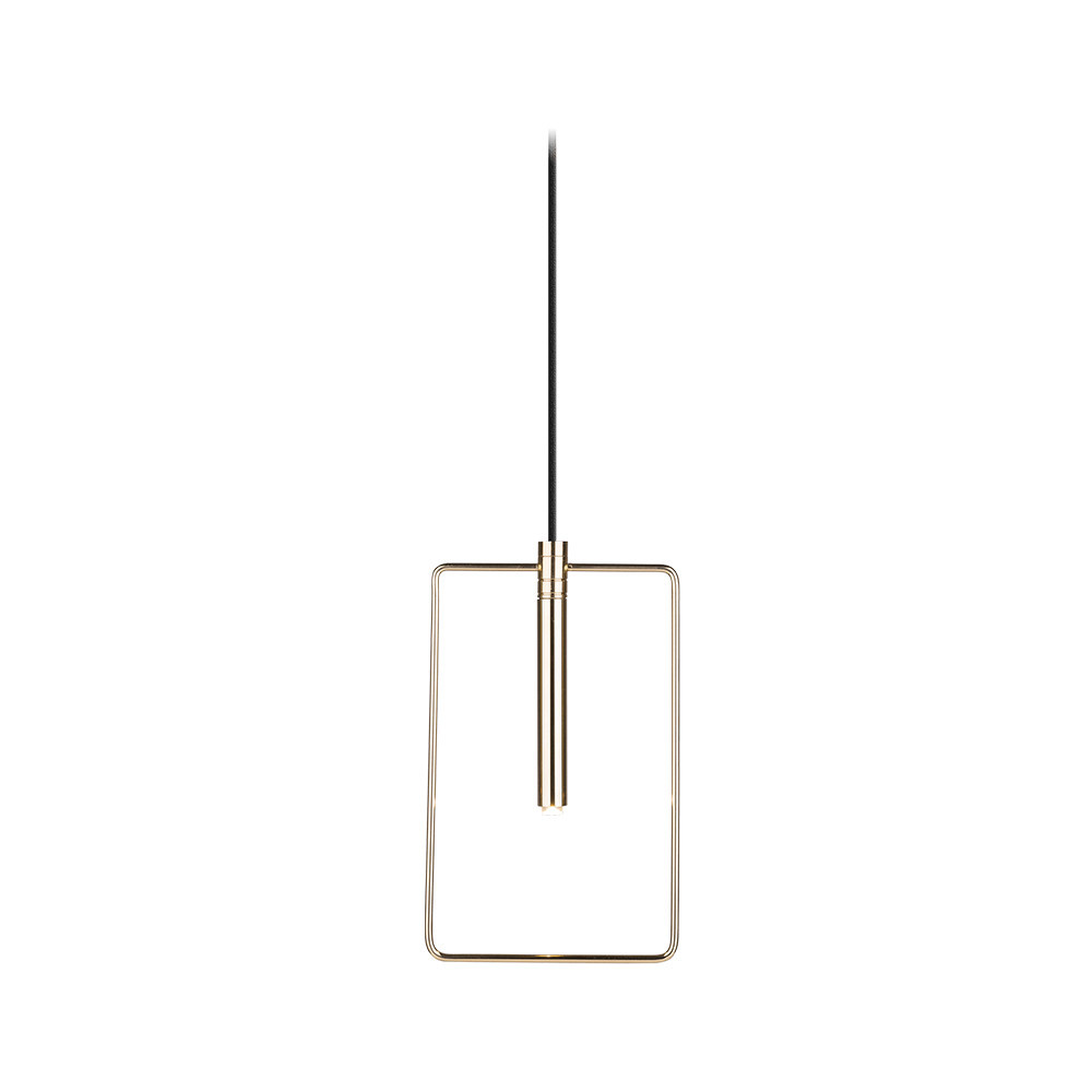 Lampa wisząca mosiężno-czarna FARO 1xG9x2,5W wym: 200x18,5x29 cm Amplex