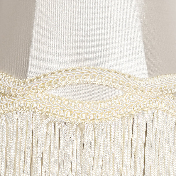 Abat-jour en tissu à clipser crème 12 cm - Granny
