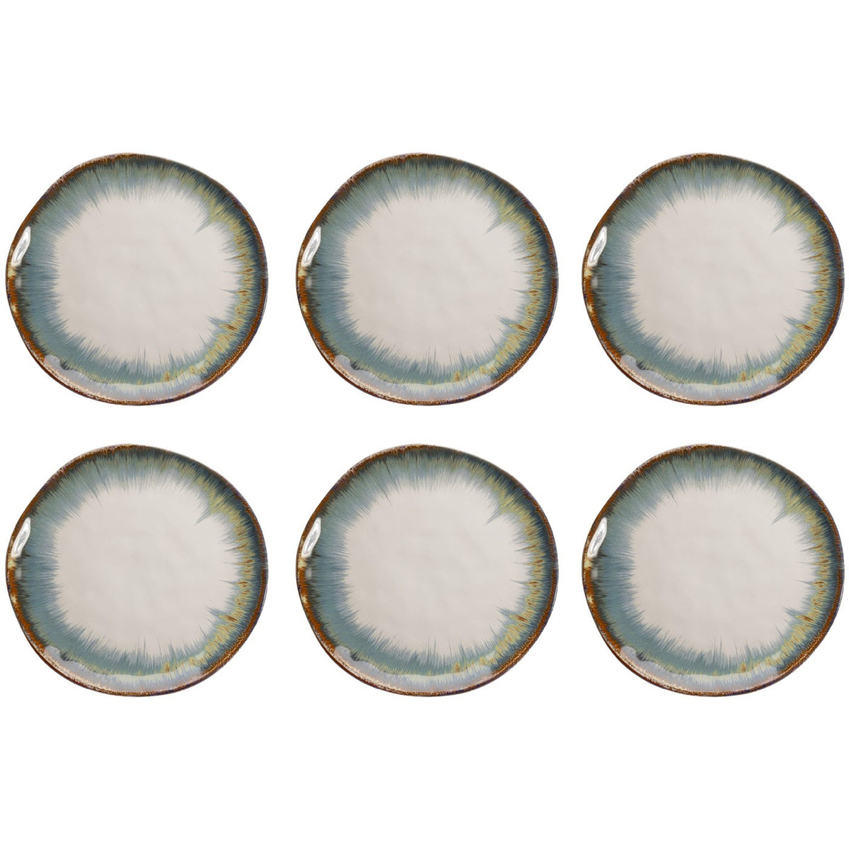 Kare Design Borden Organic Ø26cm wit (6/Set)