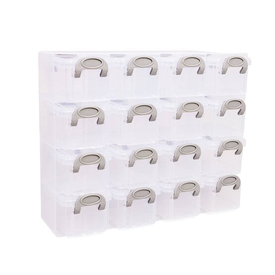 Clear Storage Organiser 16 Pack