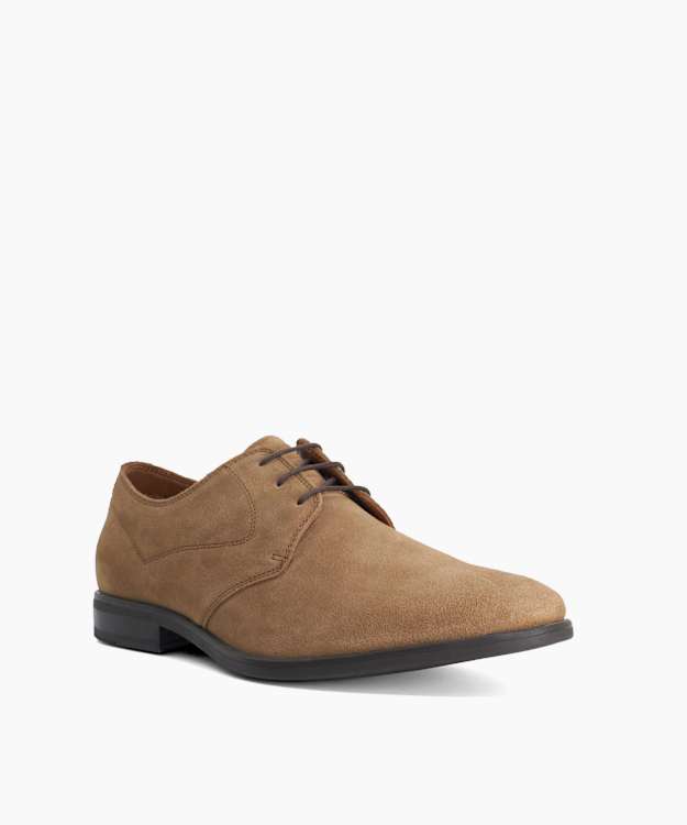 Burtford Beige - Suede Lace-Up Gibson