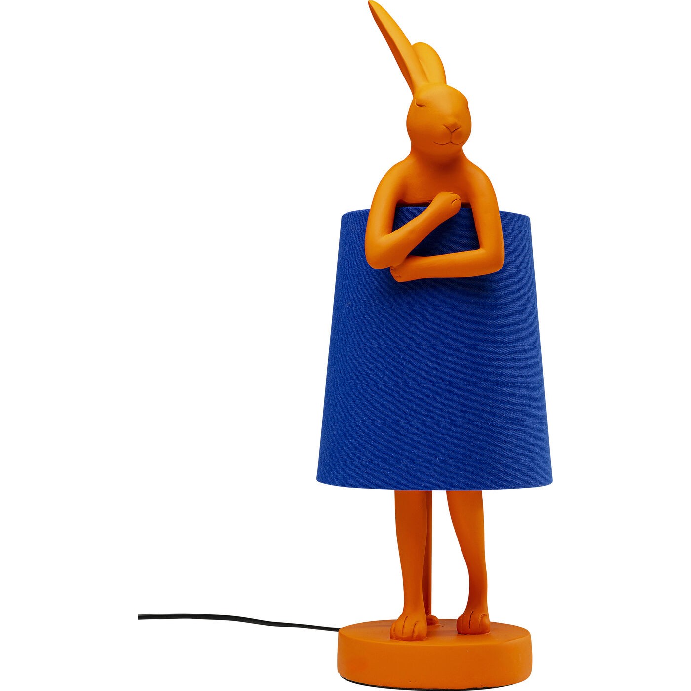 Kare Design tafellamp Animal - konijn - 50cm - oranje en blauw