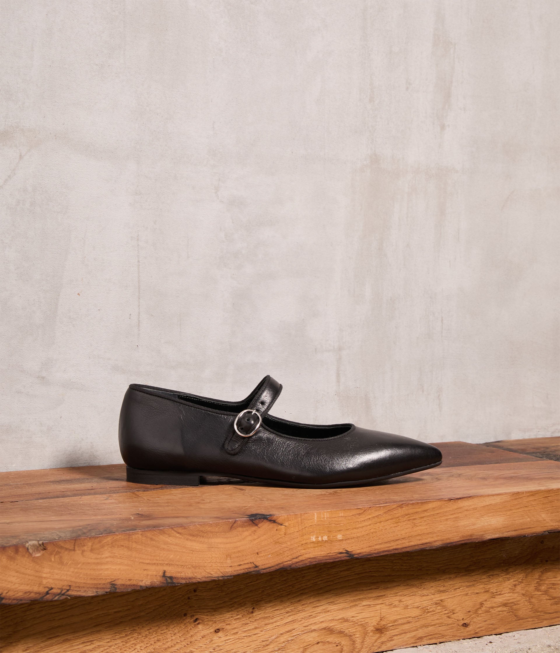 Ballerines noires pointues Picota