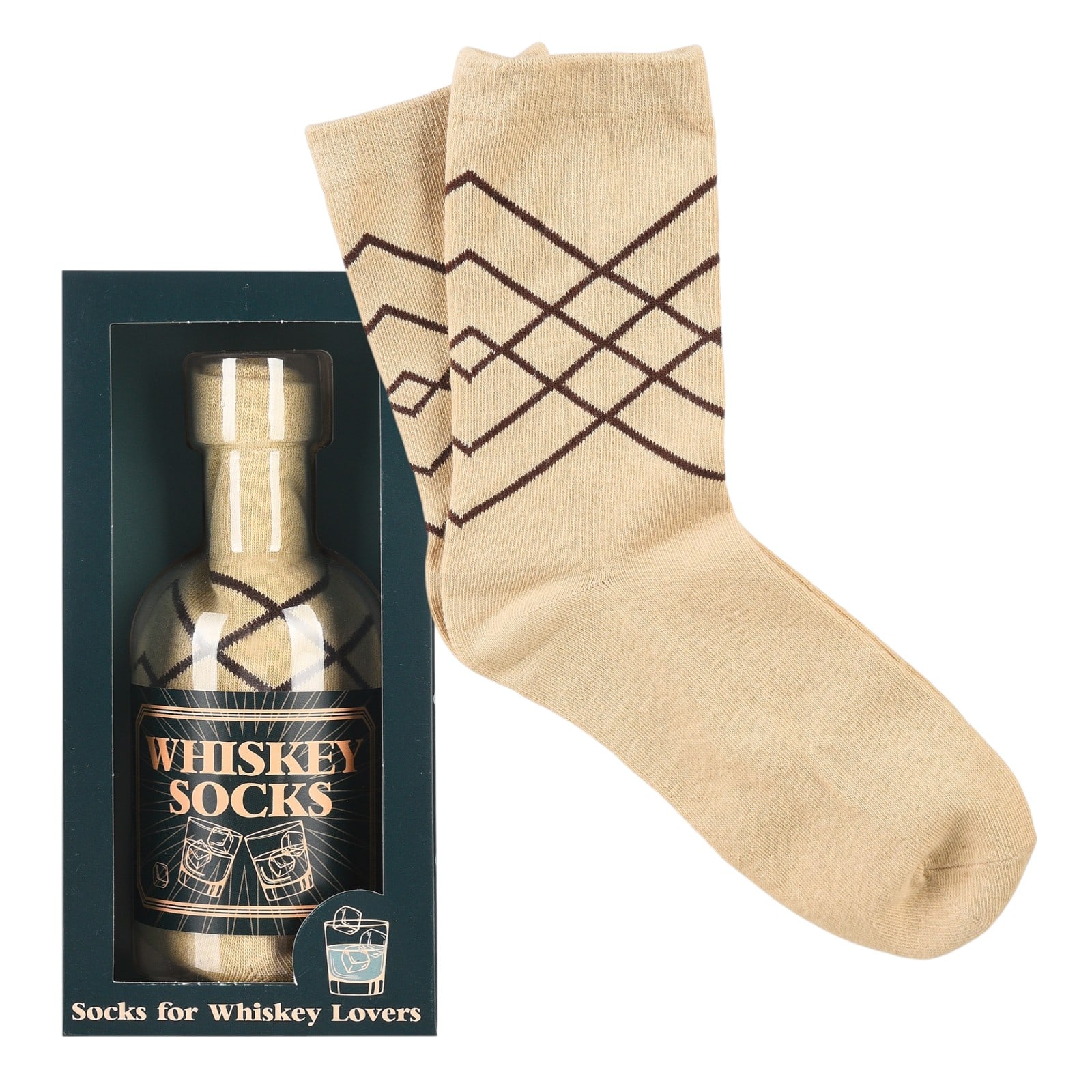 Socken Whiskey Beige
