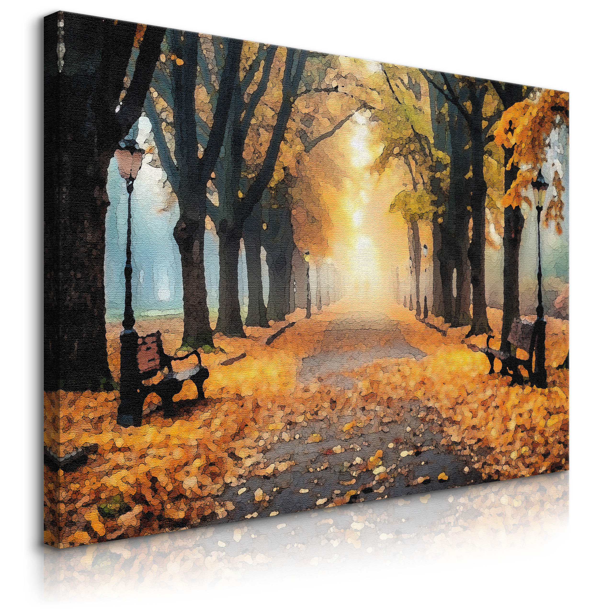 Obraz Jesienny Park Vintage 30x20cm
