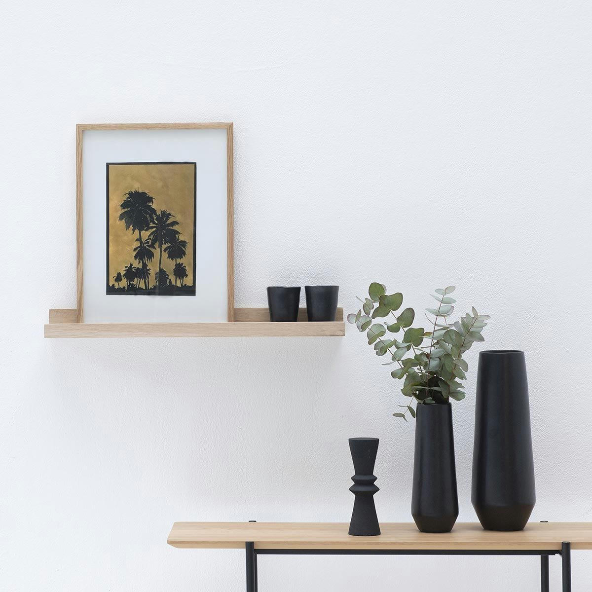 MOOD - Etagère porte-cadres chêne