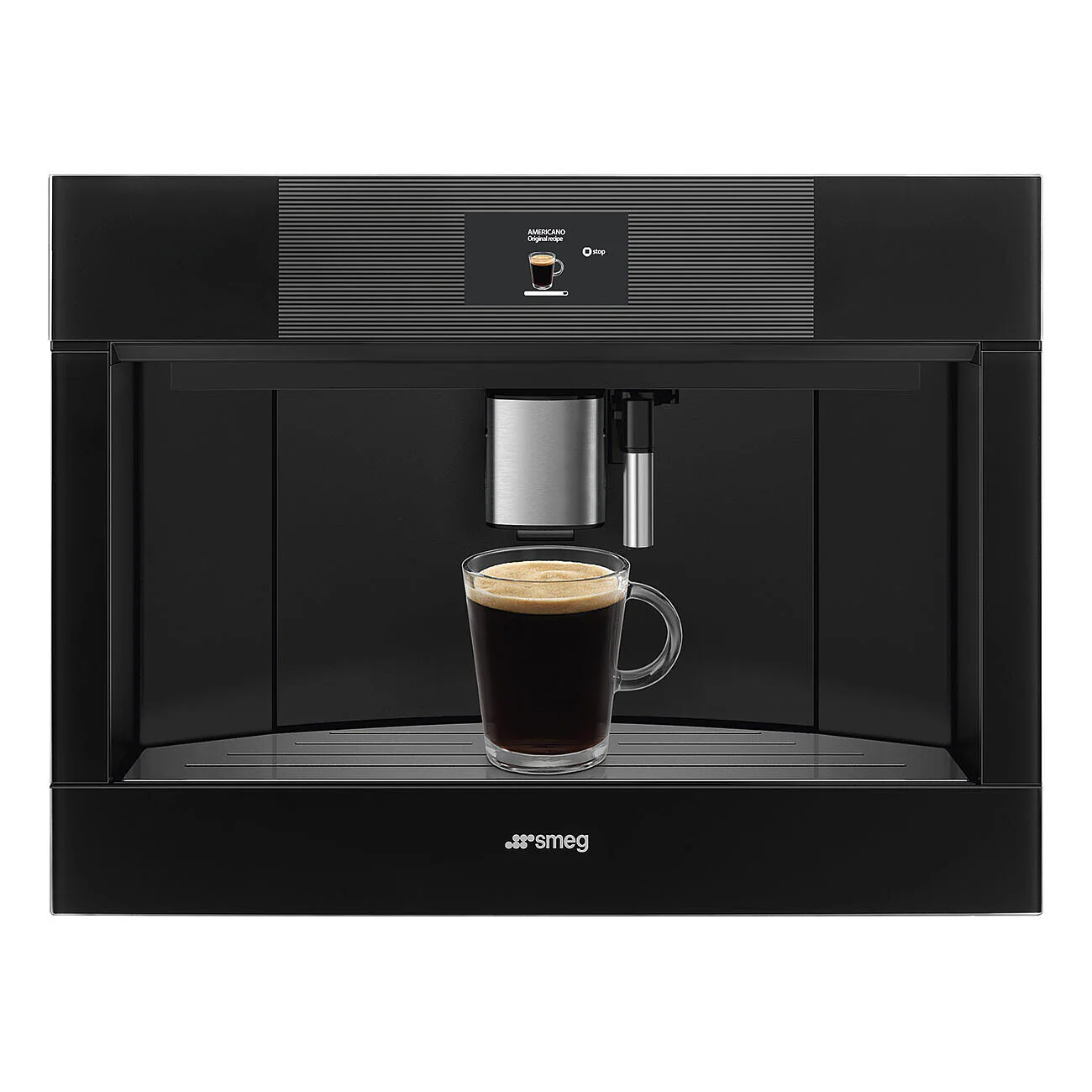 45cm Linea Fully Automatic Coffee Machine Pure Black