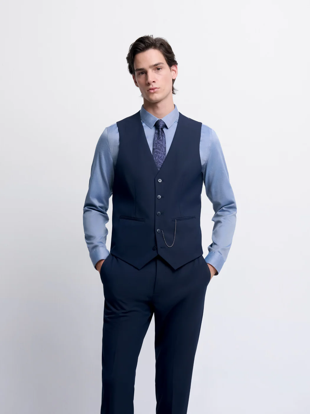 Gilet de costume bistretch