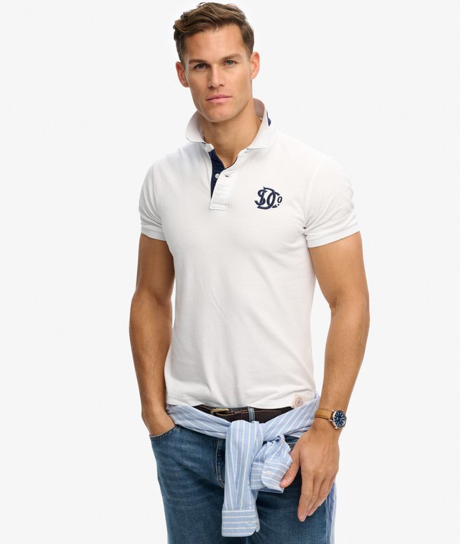 Pique Monogram Polo Shirt