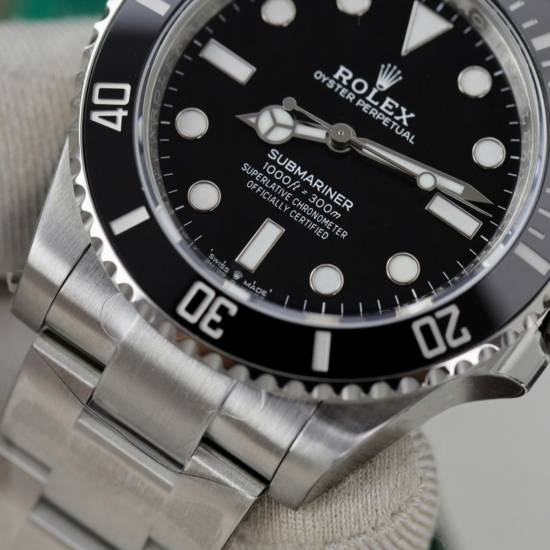 Rolex Submariner 114060 No Date 904L Steel Black Dial 40mm Oyster Super Clone
