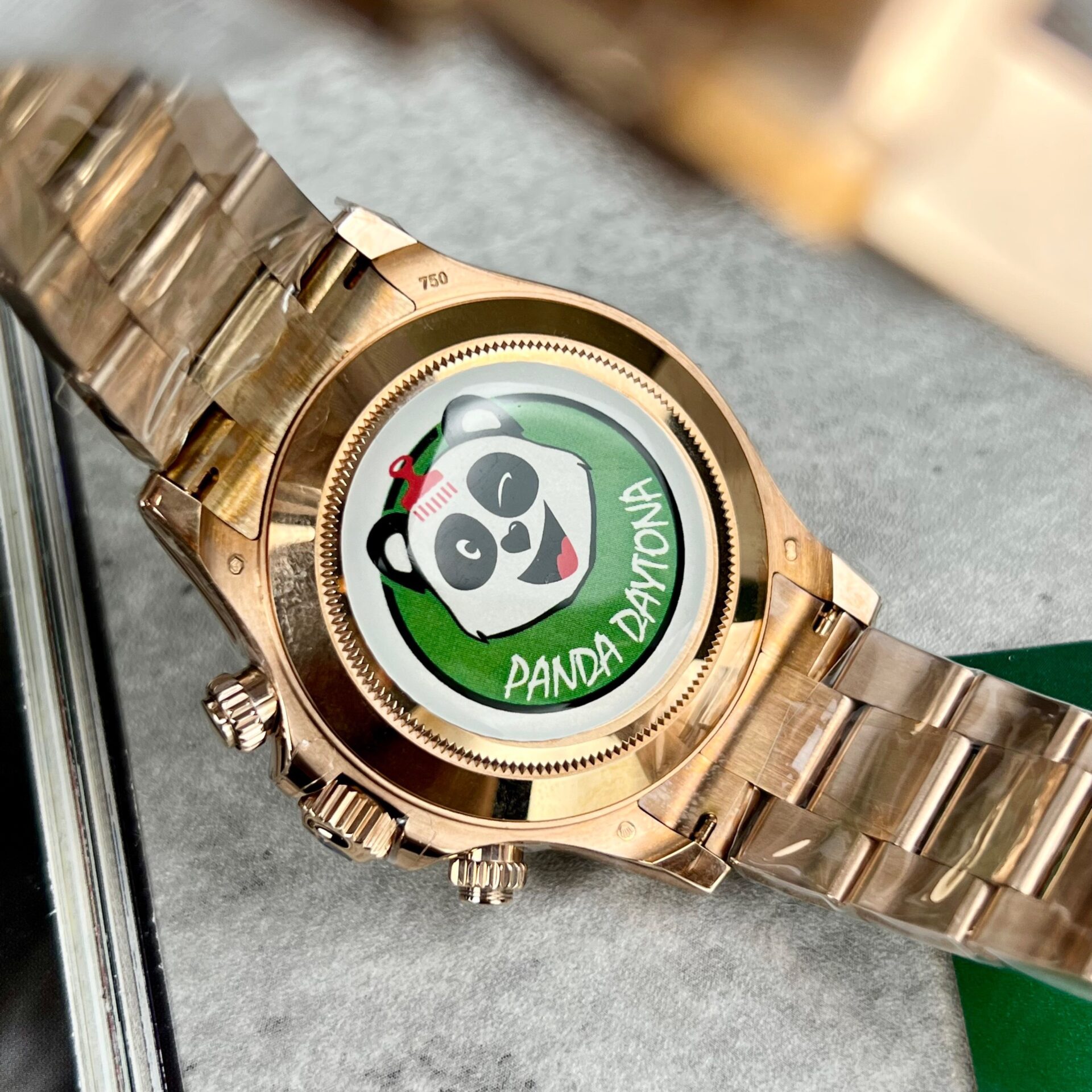 Rolex Daytona 116505 RG Plated Pink Dial 40mm Oyster Super Clone
