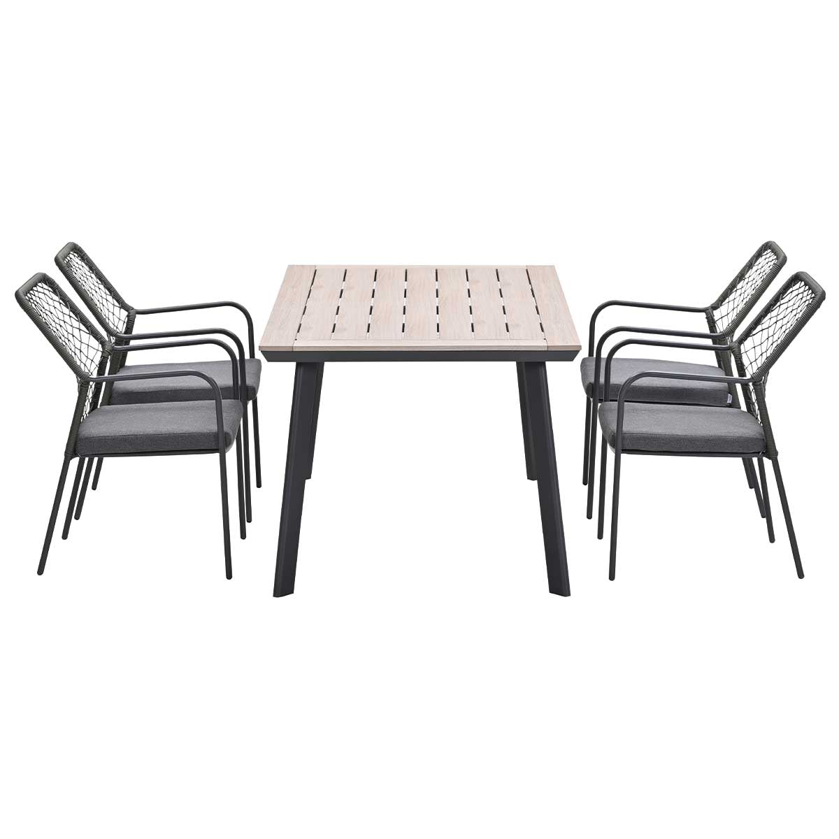 Garden Impressions tuinset Ross - Penedo - mosgroen - 160x90 cm - 5-delig