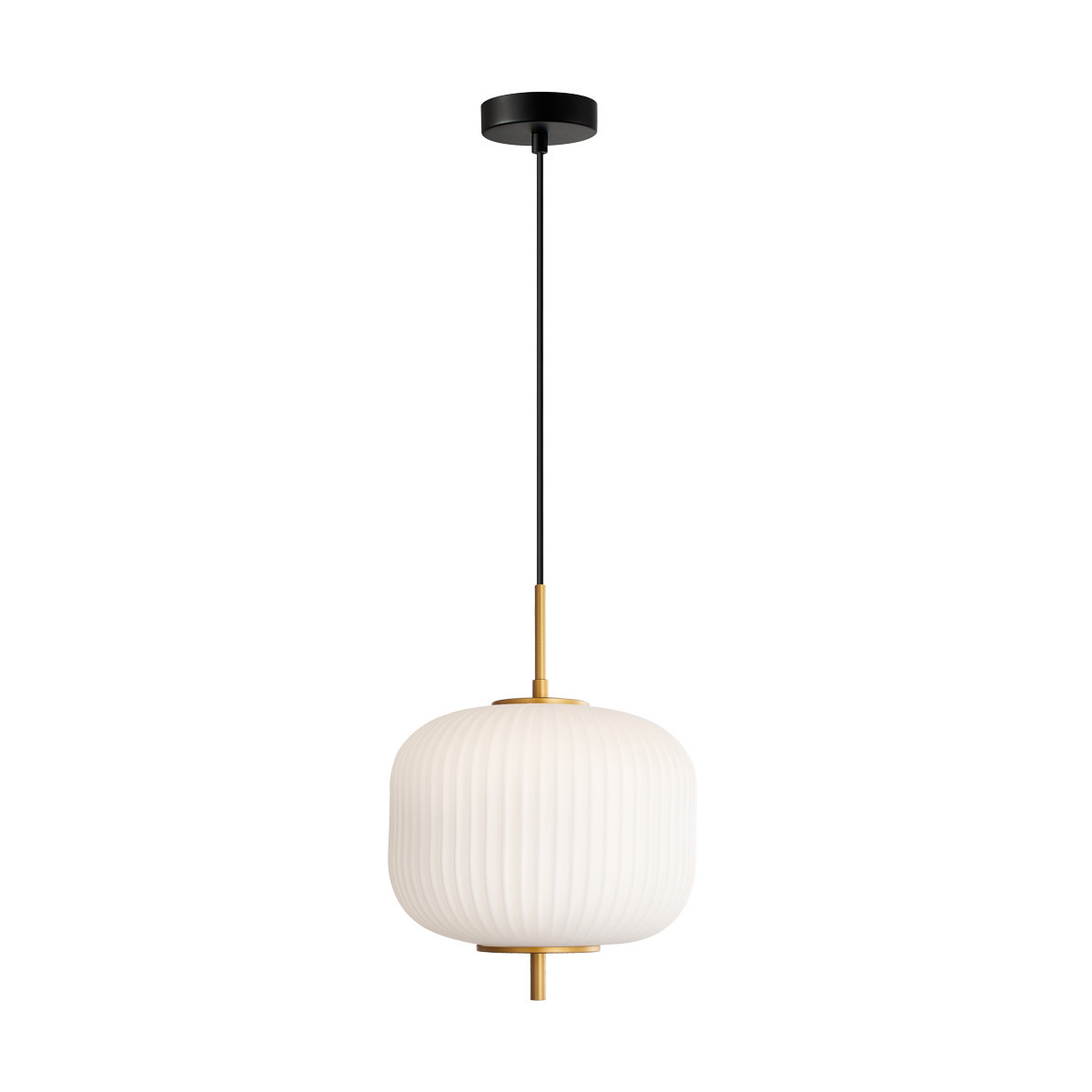 Lampa wisząca złoto-opalowy-czarna OLMETO 1xE27x10W Italux