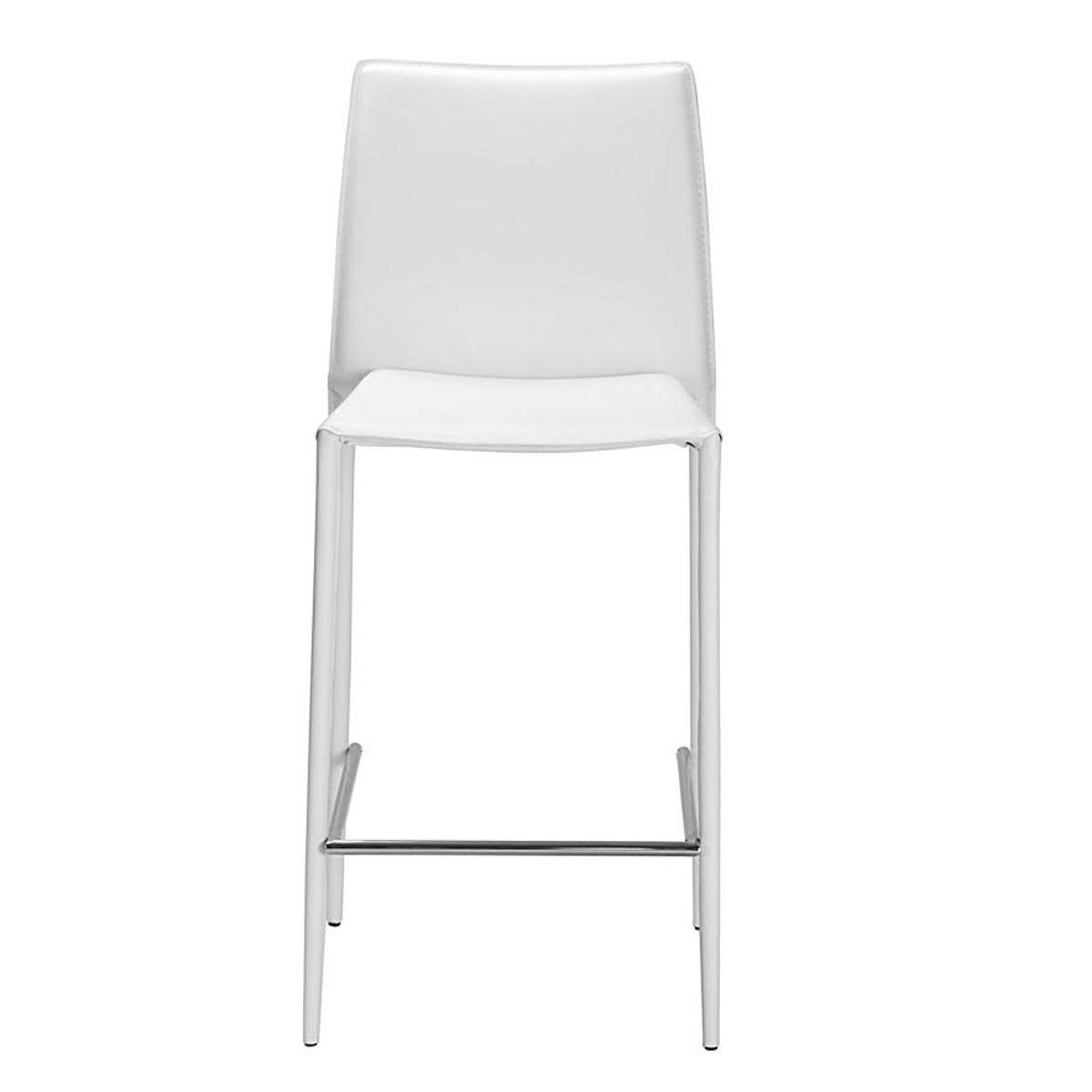 BORÉALE - Chaise plan de travail blanche