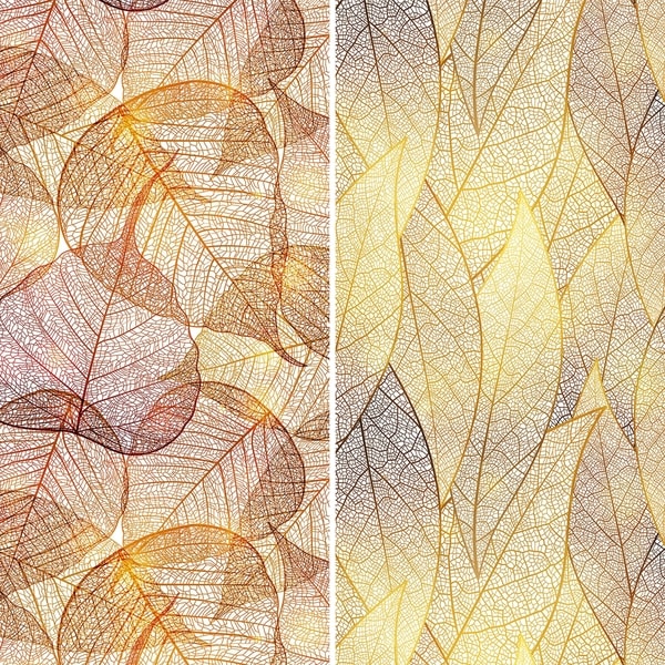 Handmade 6' Canvas Ethereal Leaves Room Divider
