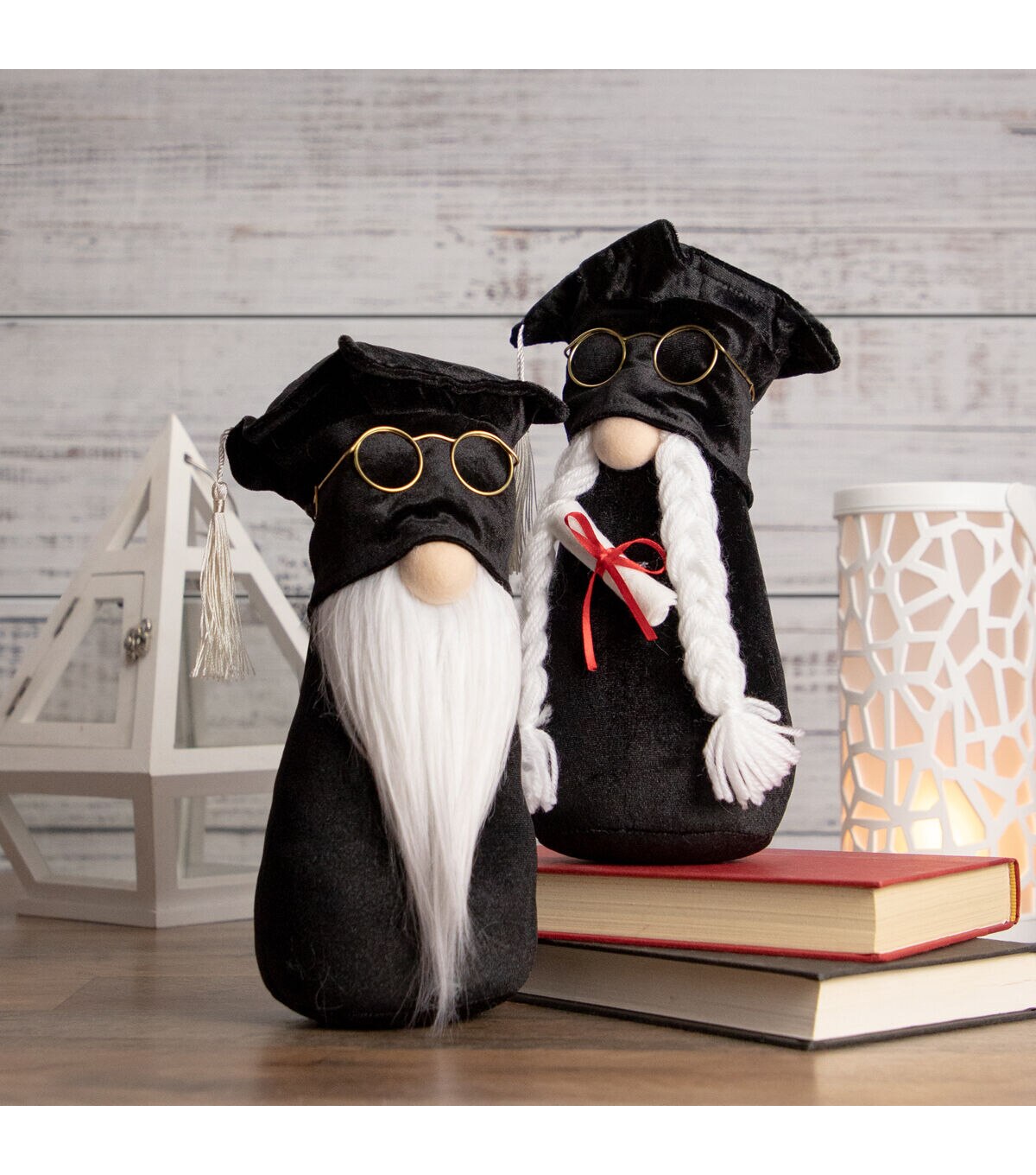 Northlight 10.5 Black Girl Graduation Gnome With Cap