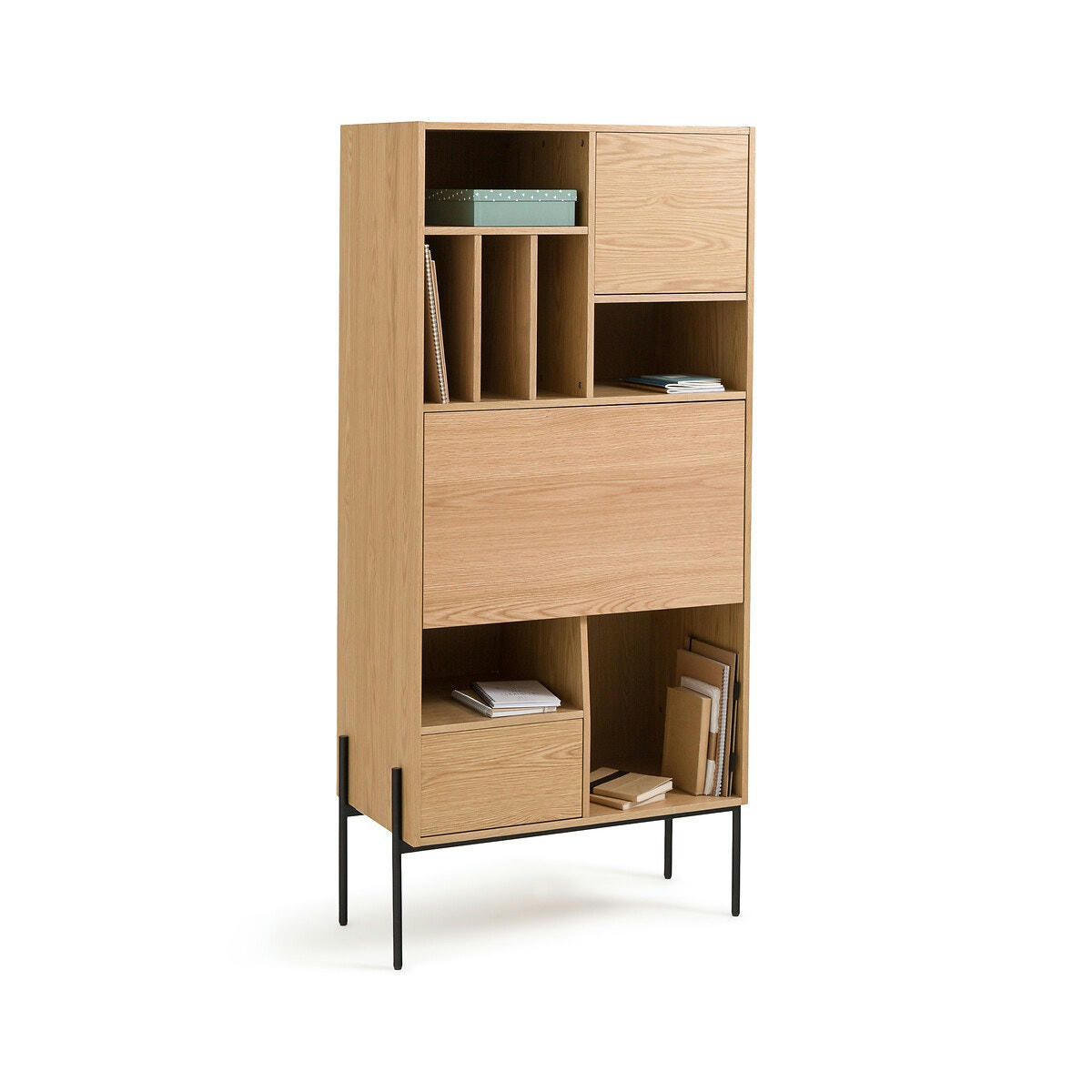 Bureau secrétaire avec étagère, Miha