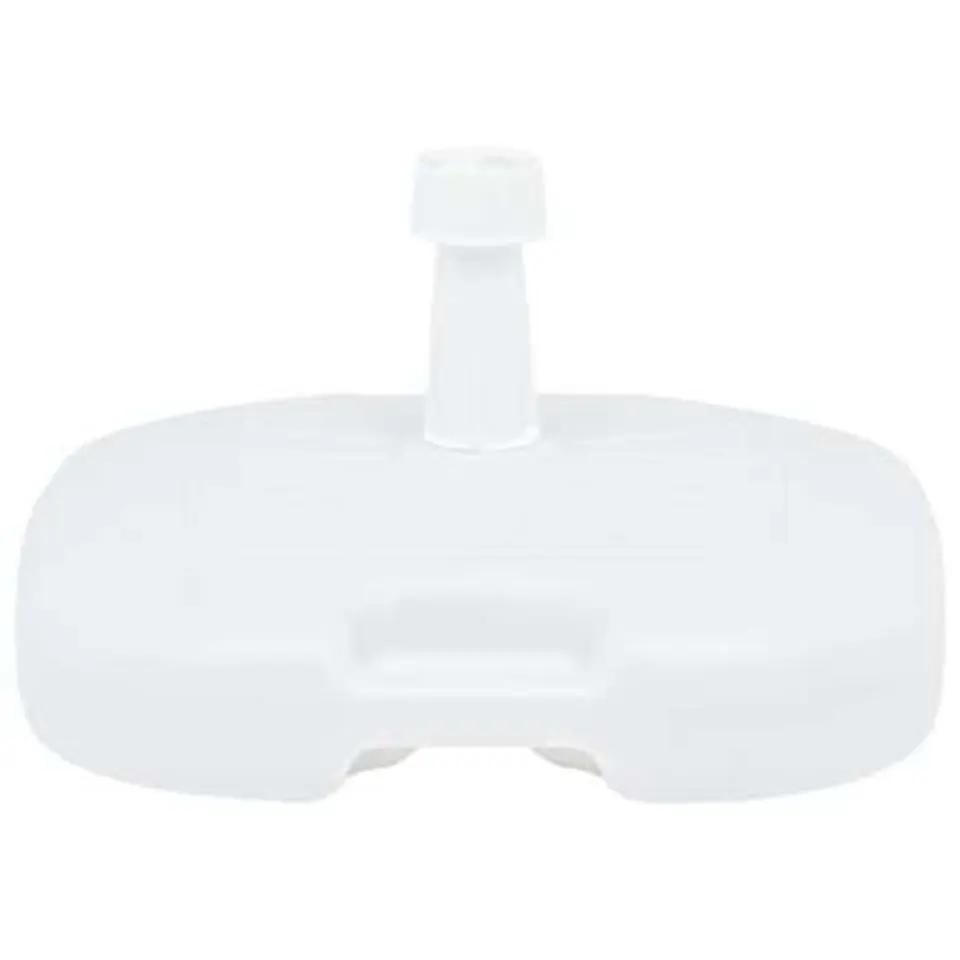 vidaXL - Parasolbasis - Wit - Kunststof