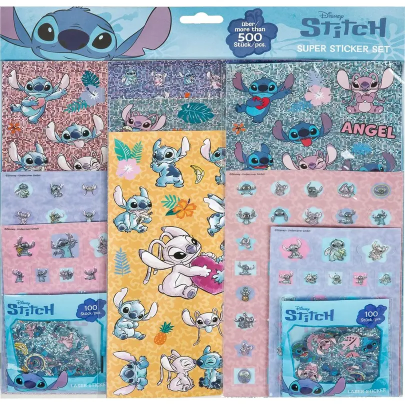 Sticker 500er-Set Lilo & Stitch