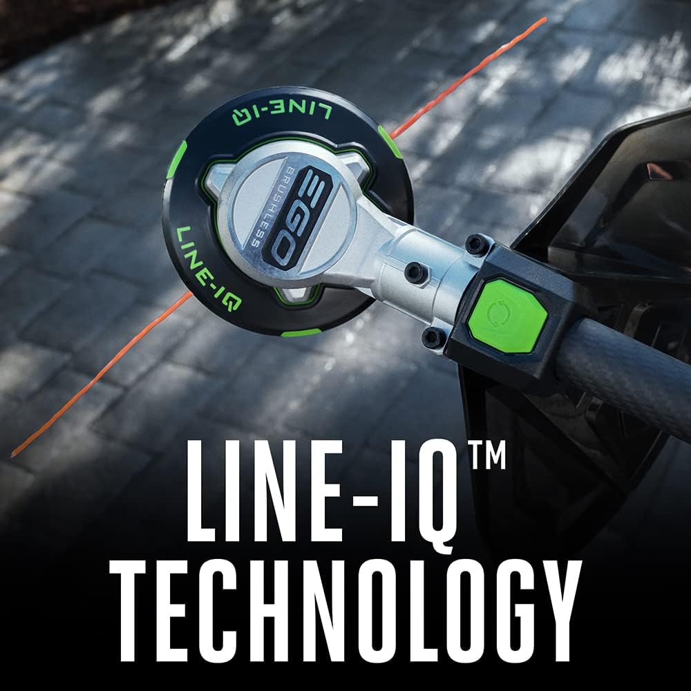 EGO POWER+ String Trimmer  Battery Powered  16 Trimmer for Weeds and Grass with POWERLOAD  LINE IQ  Telescopic Carbon Fiber Shaft  Includes 56V 4.0Ah Battery and Charger - ST1623T