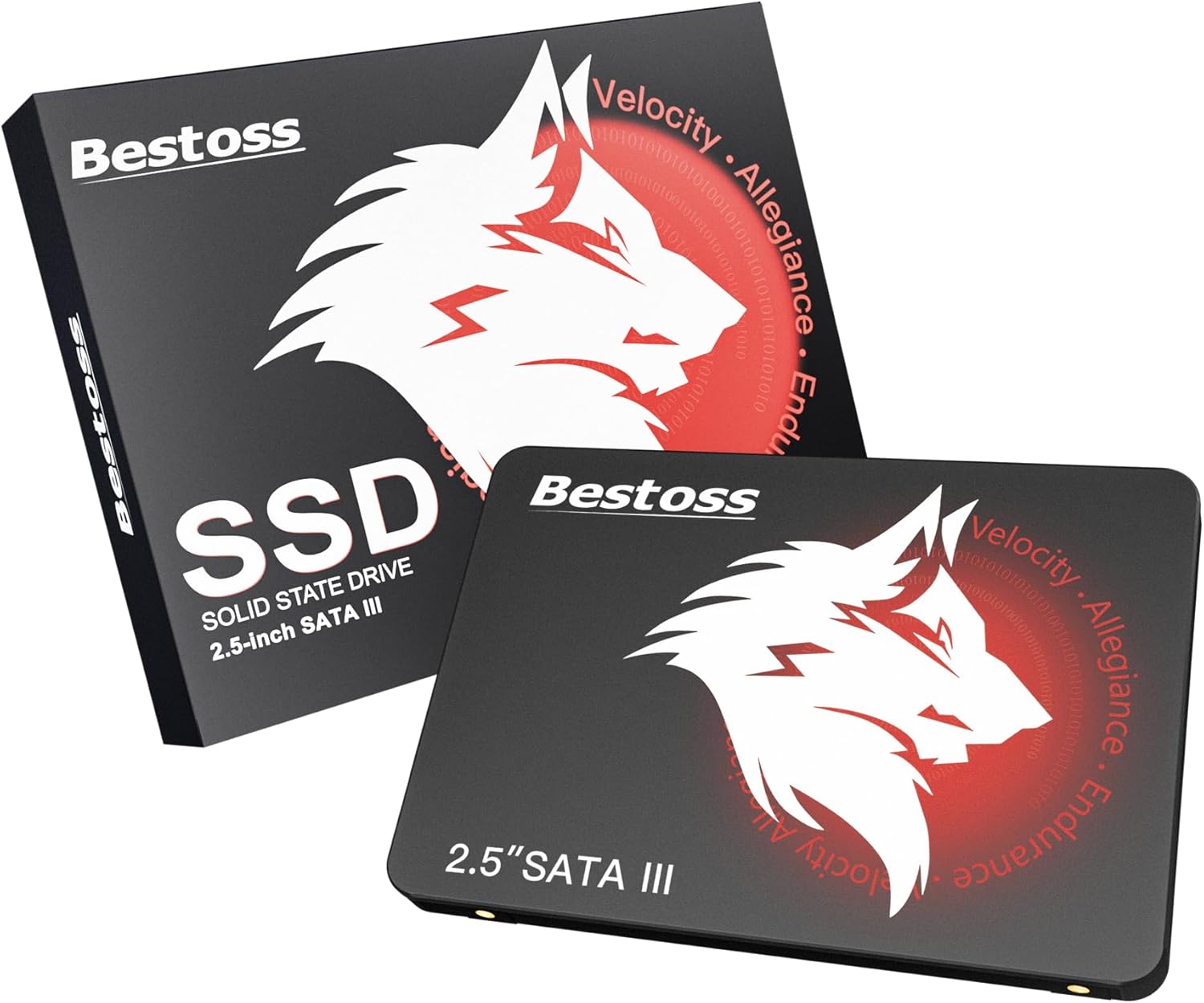 Bestoss SSD 1TB 2.5 Inch Internal Hard Drive for Pc or Laptop, SATA III 6Gb/s Internal State Drive, Up to 550MB/s, Computer Storage Upgrade for Office, Students, Home Entertainment