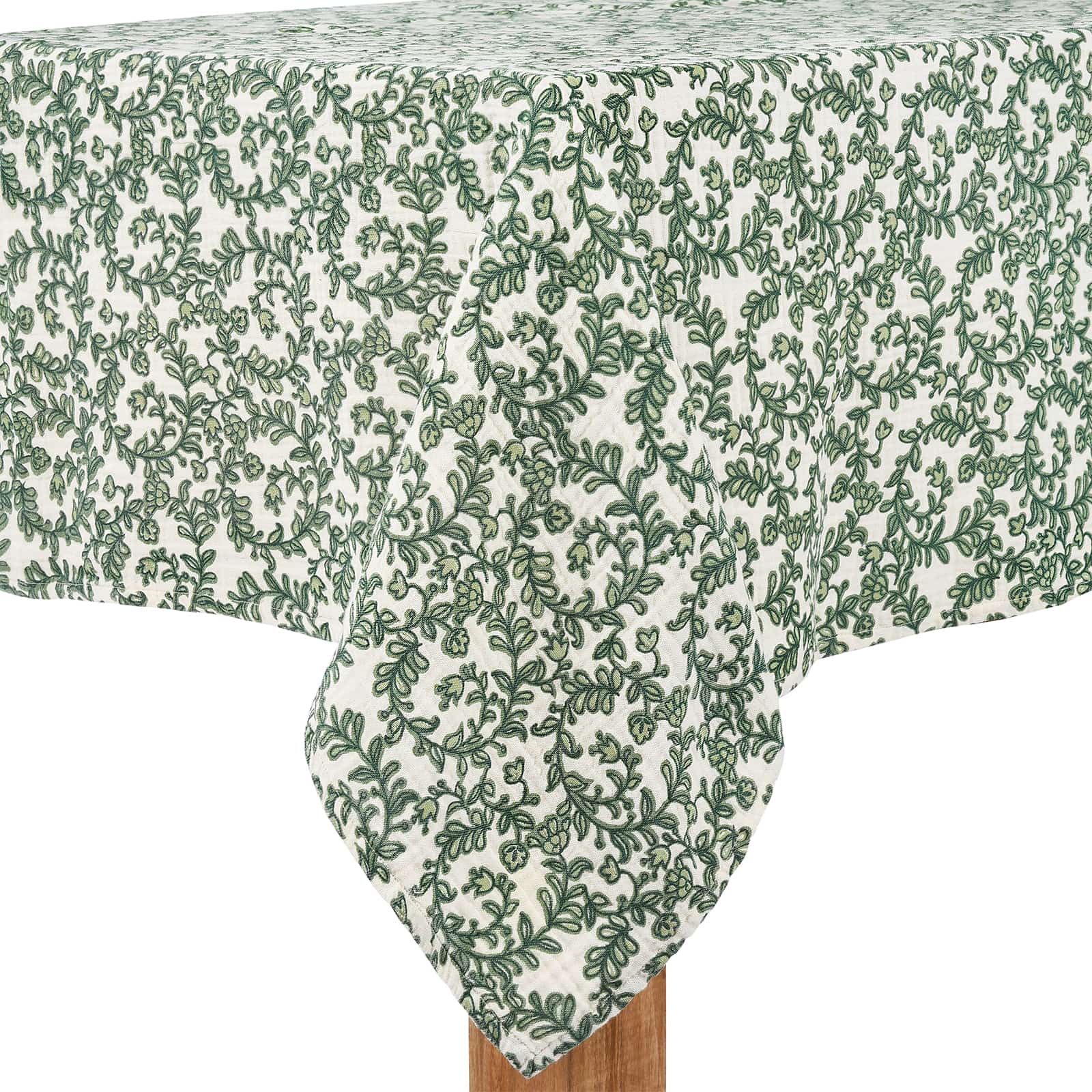 Tischdecke Benno Grün,L 2.200 x B 1.600 mm