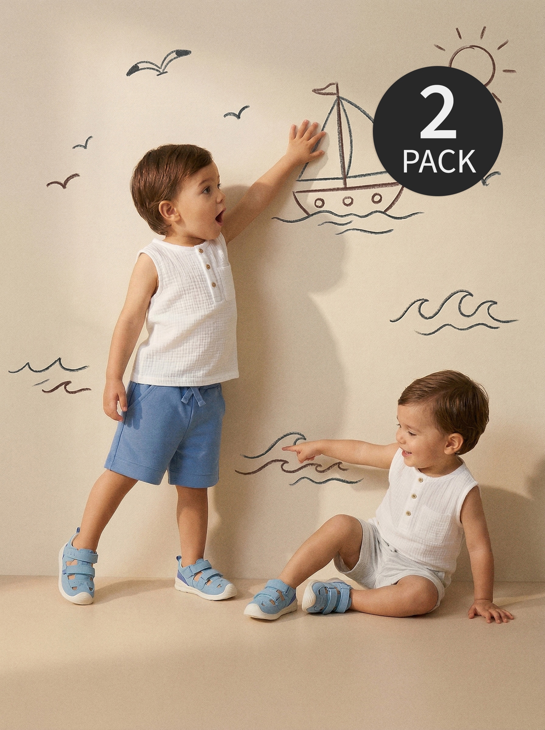 Bawełniane szorty 2 pack