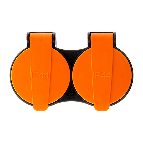 Bliplite pour extérieur étanche IP44 2P T avec accroche - Orange - Zenitech